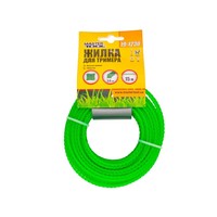 Леска для триммера 3,00 мм* 15 м, "крученный квадрат" MASTER TOOL 19-1230