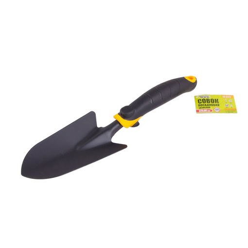 Совок посадковий звужений із пластиковою ручкою та TPR покриттям 320*80 мм MASTER TOOL 14-6171
