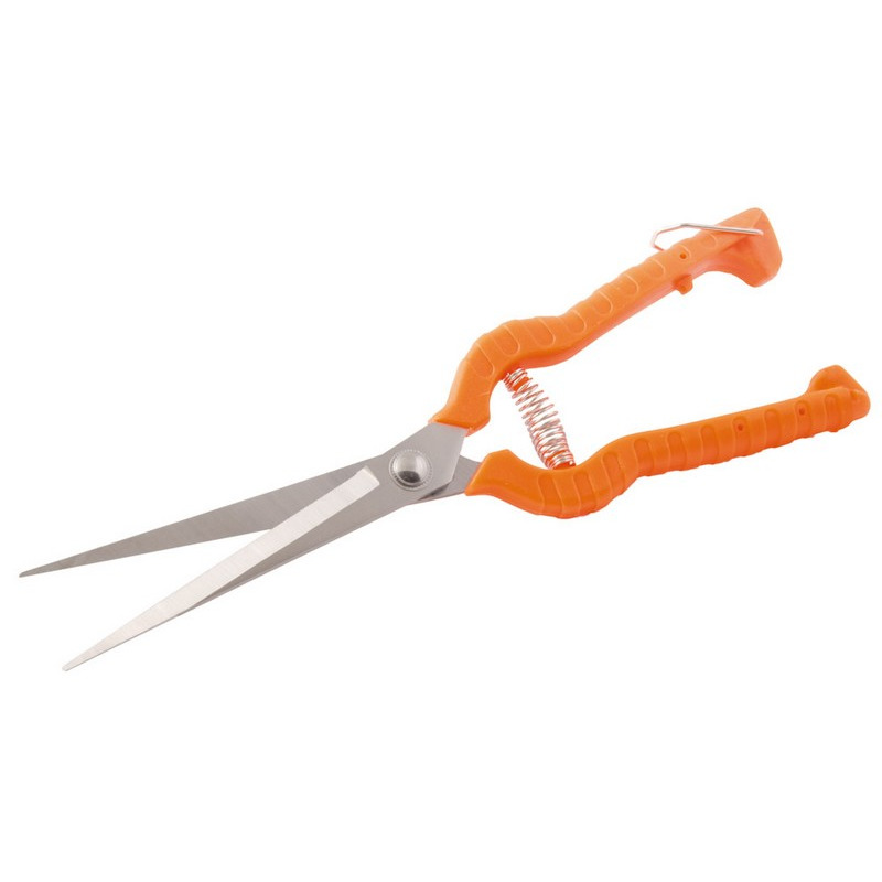 Секатор садовый виноградный 240 мм с пластиковыми ручками, лезвие НЕРЖ MASTER TOOL 14-6115