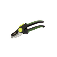 Секатор садовий 200 мм, ручки ABS+TPR, лезо Mn65+ТЕФЛОН, ковадло MASTER TOOL 14-6124