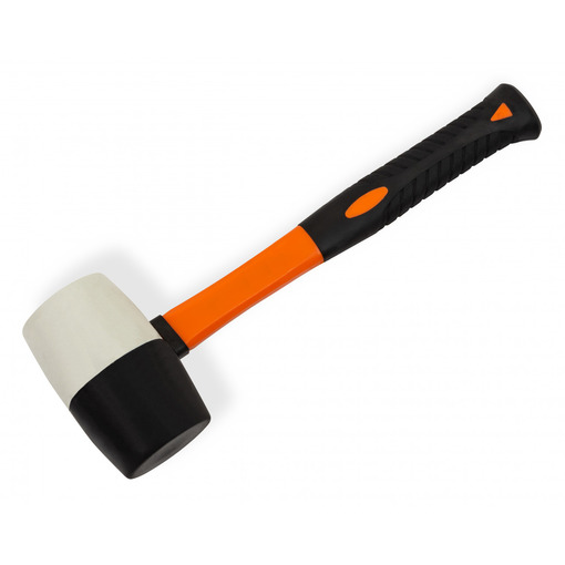 Киянка гумова з фібергласовою ручкою 70мм 680г 6/24 "POLAX" 39-009