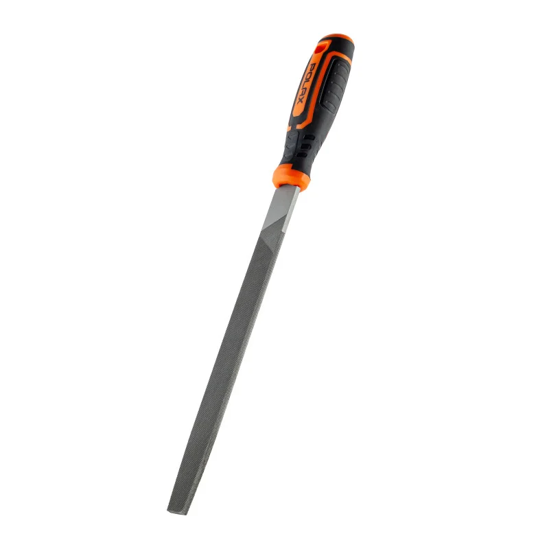 Напилок плаский 200мм, сталь Т10 "POLAX" 41-023