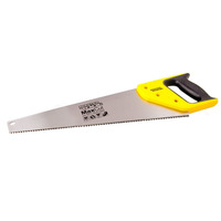 Ножовка столярная 400 мм, 9TPI MAX CUT, каленый зуб, 3-D заточка, полированная MASTER TOOL 14-2840