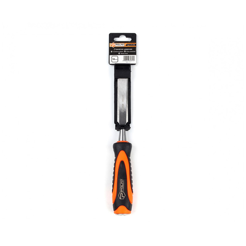 Стамеска ударная  двухкомп ручка 18mm "POLAX" 41-013
