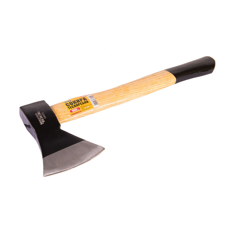 Топор 1000 г рукоятка 480 мм из твердого дерева MASTER TOOL 05-0130