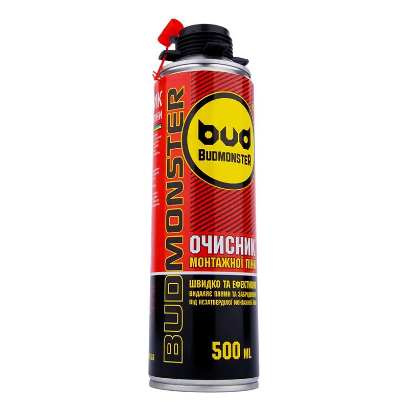 Очисник монтажної піни 500 мл 1/12 BUDMONSTER 20212