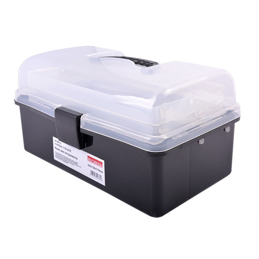 Ящик для інструментів, e.toolbox.13 BLACK, 225х130х115мм "E.NEXT" t010013