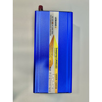 Інвертор+зарядка 20А синій корпус12VDC 230V AC1000W 1200VA 20A правильна синусоїда "LEMANSO" LM40103