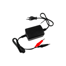 Автоматичний ЗП 100-240V для акумулятора 12В - DC 13.8 V/1,3A + крокодили "LEMANSO" LM40405