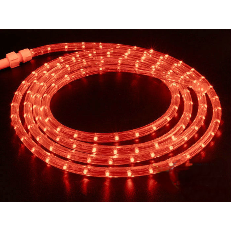 Дюралайт-стрічка 60LED IP68 червона 2835SMD 230V 5W/м 360LM "LEMANSO" LM584