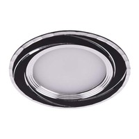 LED панель 9W 720LM 4500K круг чёрная "LEMANSO" LM490