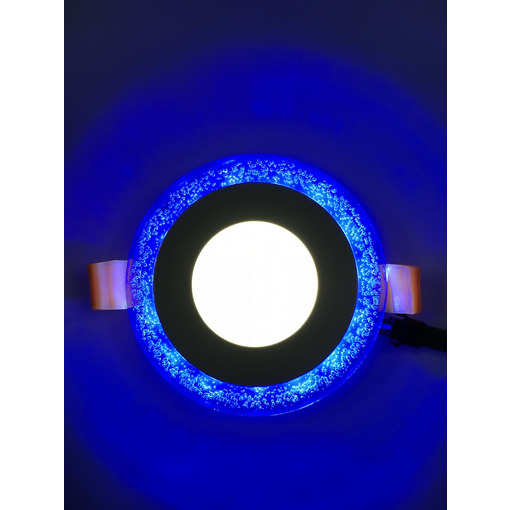 LED панель "Бульбашки" 3+3W з синім підсвічуванням 350Lm 4500K 175-265V "LEMANSO" LM906 коло