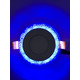 LED панель "Бульбашки" 3+3W с синей подсветкой 350Lm 4500K 175-265V "LEMANSO" LM906 круг
