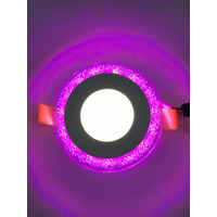 LED панель "Бульбашки" 3+3W с розовой подсветкой 350Lm 4500K 175-265V "LEMANSO" LM906 круг