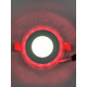 LED панель "Бульбашки" 3+3W с красной подсветкой 350Lm 4500K 175-265V "LEMANSO" LM906 круг