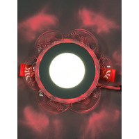 LED панель "Ромашка" 3+3W з червоним підсвічуванням 320Lm 4500K 175-265V "LEMANSO" LM909 коло