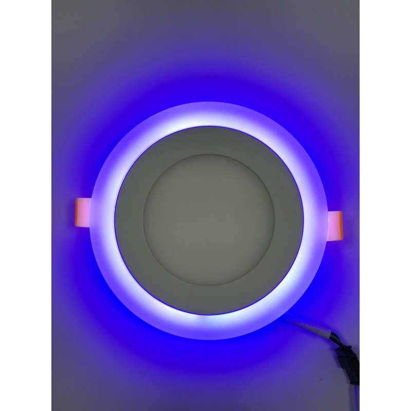 LED панель 12+4W з синім підсвічуванням 4500K коло "LEMANSO" LM497