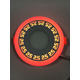 LED панель "Грек" 3+3W с красной подсветкой 350Lm 4500K 85-265V круг "LEMANSO" LM533