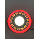 LED панель "Грек" 3+3W с красной подсветкой 350Lm 4500K 85-265V круг "LEMANSO" LM533