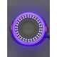 LED панель "Кубики" 12+6W с синей подсветкой 1080Lm 4500K 85-265V круг "LEMANSO" LM546