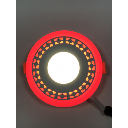 LED панель "Кубики" 3+3W з червоним підсвічуванням 350Lm 4500K 85-265V коло "LEMANSO" LM554