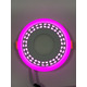 LED панель "Кубики" 12+6W с розовой подсветкой 1080Lm 4500K 85-265V круг "LEMANSO" LM546