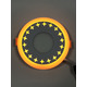LED панель "Звезды" 6+3W с жёлтой подсветкой 540Lm 4500K 85-265V круг "LEMANSO" LM540