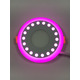 LED панель "Точечки" 12+6W с розовой подсветкой 1080Lm 4500K 85-265V круг "LEMANSO" LM547