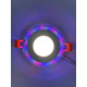 LED панель 3+3W с RGB подсветкой 350Lm 4500K 175-265V круг "LEMANSO" LM1002