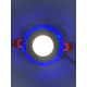 LED панель 3+3W с RGB подсветкой 350Lm 4500K 175-265V круг "LEMANSO" LM1002