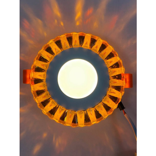 LED панель "Хмара" 3+3W з жовтим підсвічуванням 350Lm 4500K 175-265V коло "LEMANSO" LM1003