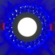 LED панель "Иний" 3+3W с синей подсветкой 350Lm 4500K 175-265V круг "LEMANSO" LM1004