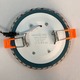 LED панель "Снежинка" 3+3W с жёлтой подсветкой 350Lm 4500K 175-265V круг "LEMANSO" LM1005