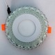 LED панель "Вулкан" 3+3W с жёлтой подсветкой 350Lm 4500K 175-265V круг "LEMANSO" LM1006