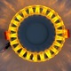 LED панель "Спираль" 3+3W с жёлтой подсветкой 350Lm 4500K 175-265V круг "LEMANSO" LM1009