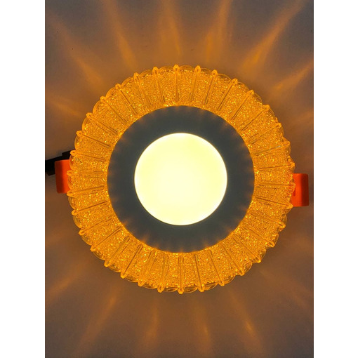 LED панель "Місяць" 3+3W з жовтим підсвічуванням 350Lm 4500K 175-265V коло "LEMANSO" LM1011