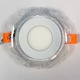 LED панель "Волна" 3+3W с розовой подсветкой 350Lm 4500K 175-265V круг "LEMANSO" LM1016