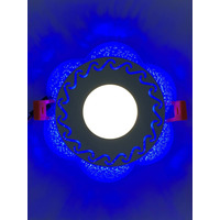 LED панель "Тінь" 3+3W з синім підсвічуванням 350Lm 4500K 175-265V коло "LEMANSO" LM1017