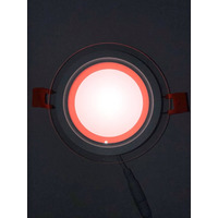 LED панель "Сяйво" 6W 450Lm 4500K + розовый 85-265V круг + стекло "LEMANSO" LM1036
