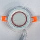 LED панель "Сяйво" 6W 450Lm 4500K + розовый 85-265V круг + стекло "LEMANSO" LM1036
