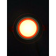 LED панель "Сяйво" 6W 450Lm 4500K + красный 85-265V круг + стекло "LEMANSO" LM1036
