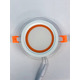 LED панель "Сяйво" 9W 720Lm 4500K + оранж. 85-265V коло + скло"LEMANSO" LM1037
