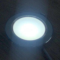 LED панель 7W 380LM 6500K круг белая "LEMANSO" LM453