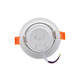 LED панель 7W 560LM 3CCT (3000K-4000K-6500K) 165-265V белый "LEMANSO" LM572