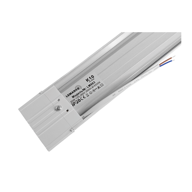 Светильник светодиодный 20W 6500K 2000LM IP20 0.6м "Рояль" "LEMANSO" LM983
