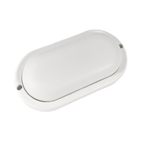 Світильник LED 8W овал білий 220-240V 600LM 6500K IP65 "Атлас" ЕКО (160x85x35mm) "LEMANSO" LM32010