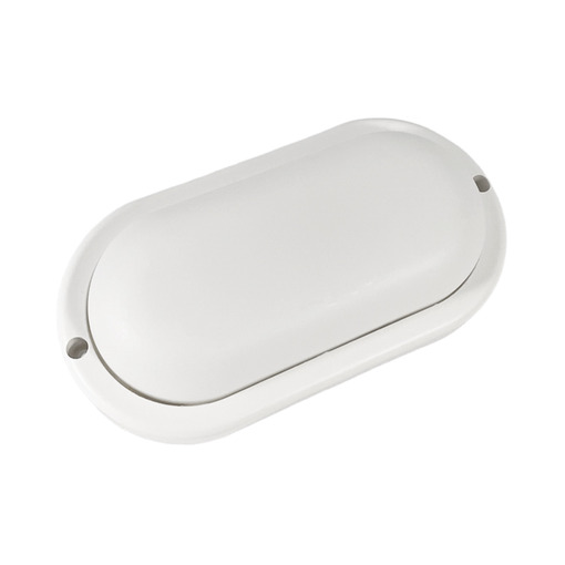 Світильник LED 8W овал білий 220-240V 600LM 6500K IP65 "Атлас" ЕКО (160x85x35mm) "LEMANSO" LM32010