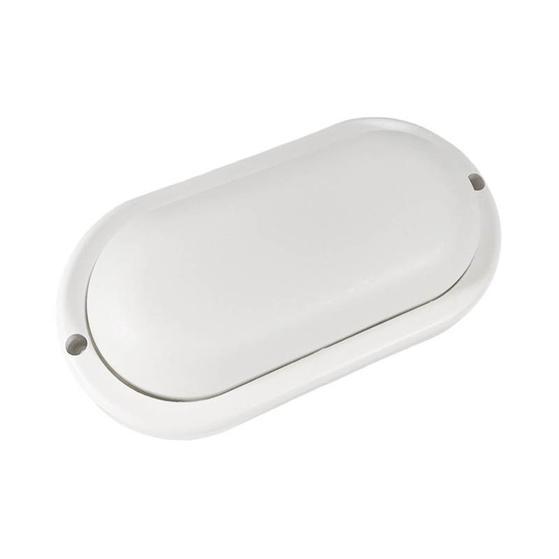 Светильник LED 8W овал белый 220-240V 600LM 6500K IP65 "Атлас" ЭКО (160x85x35mm) "LEMANSO" LM32010