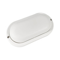 Світильник LED 12W овал білий 220-240V 900LM 6500K IP65 "Атлас" ЕКО (160x85x35mm) "LEMANSO" LM32011