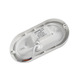 Светильник LED 12W овал белый 220-240V 900LM 6500K IP65 "Атлас" ЭКО (160x85x35mm) "LEMANSO" LM32011